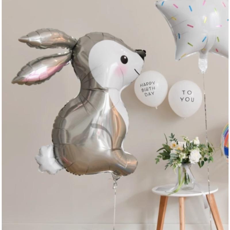 1 new type of rabbit aluminum film balloon, a beautiful aluminum film balloon, suitable for birthday parties, festivals, and theme party decoration
1 new type of rabbit aluminum film balloon, a beautiful aluminum film balloon, suitable for birthday parties, festivals, and theme party decoration