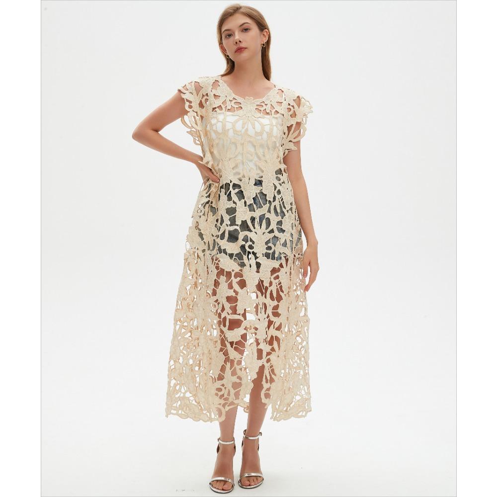 DIMANAF 2025 Новое летнее платье для отдыха женщин Длинный пляжный жилет без рукавов Платье Базовые модные кружевные футболки Повседневный свободный белый One Size бежевый
DIMANAF 2025 Новое летнее платье для отдыха женщин Длинный пляжный жилет без рукавов Платье Базовые модные кружевные футболки Повседневный свободный белый One Size бежевый