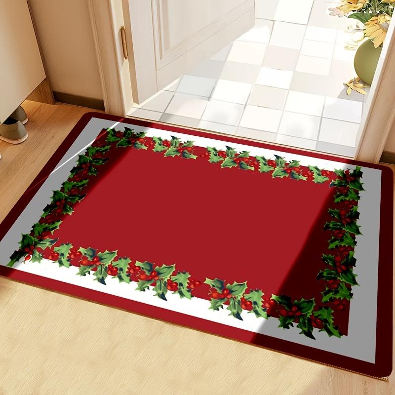 1pc Christmas Area Rug Red and Winter Green Festival Carpet Flannel Mat Family Kitchen Carpets Non Slip and Oil Proof Foot Mat 40 x60
1pc Christmas Area Rug Red and Winter Green Festival Carpet Flannel Mat Family Kitchen Carpets Non Slip and Oil Proof Foot Mat 40 x60