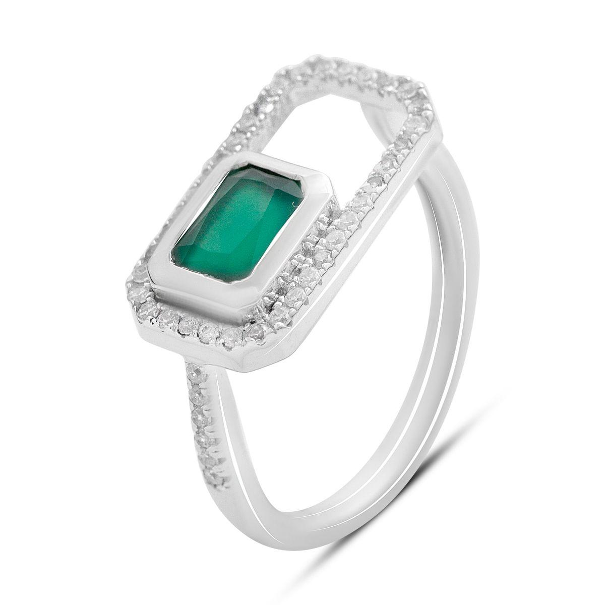 Серебряное кольцо с натуральным агатом 1.428ct, фианитами, вес изделия 3,05 гр (2208181) 17 смарагдовий
Серебряное кольцо с натуральным агатом 1.428ct, фианитами, вес изделия 3,05 гр (2208181) 17 смарагдовий