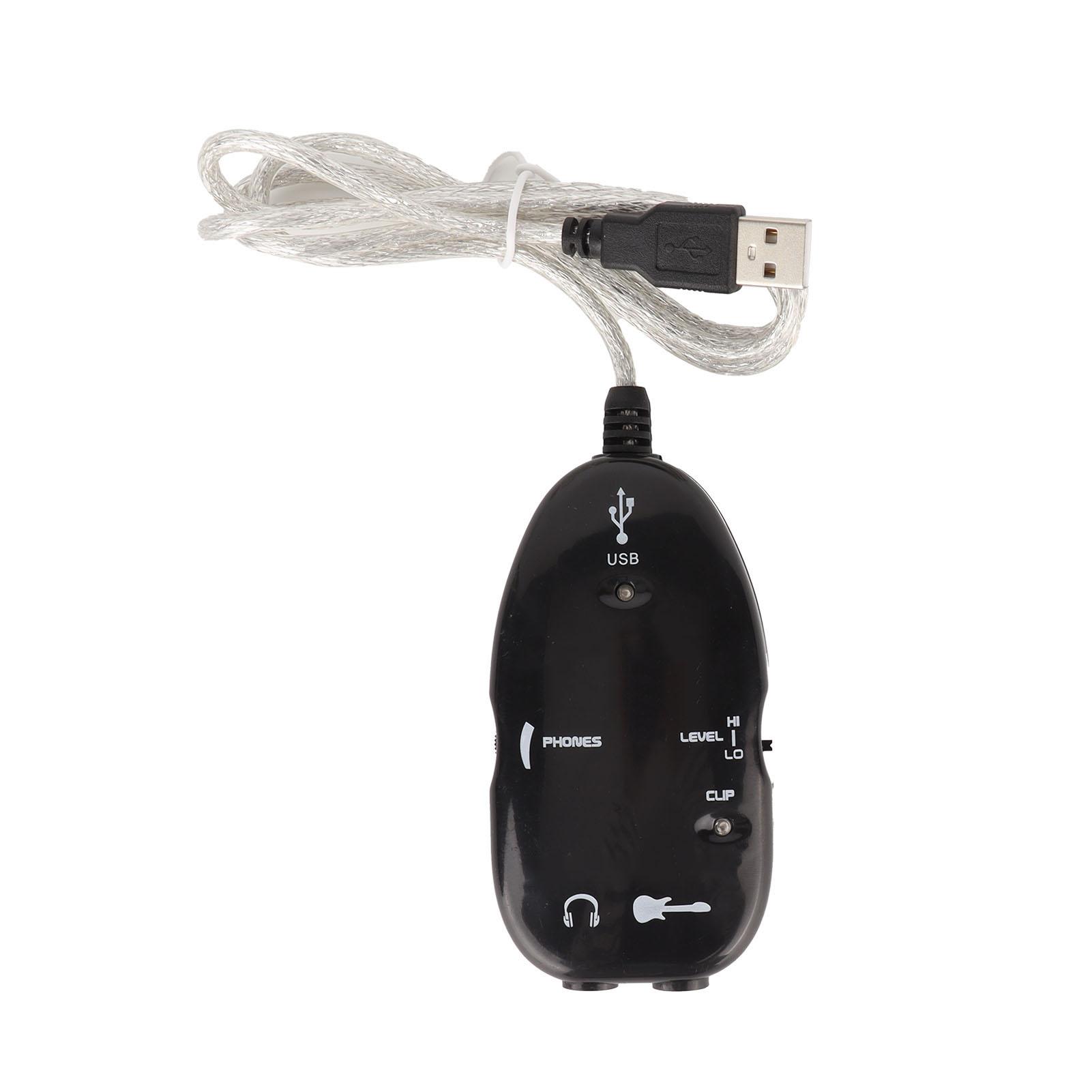 USB Guitar Link Compatible MP3 WAV AIFF o Cable Recorder Connector for Laptops Computer
USB Guitar Link Compatible MP3 WAV AIFF o Cable Recorder Connector for Laptops Computer