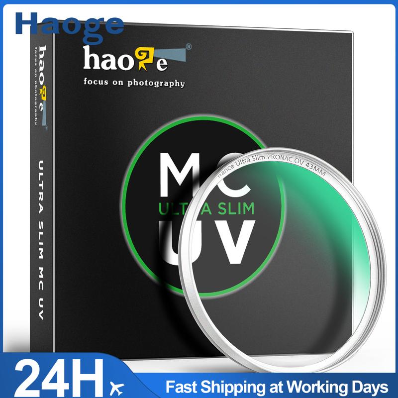 Haoge Silver 39/43/46/49mm MC UV Lens Protection Filter for Leica Camera Lens Optical Glass Ultra Slim 18 Multi-Layer Coatings 49mm
Haoge Silver 39/43/46/49mm MC UV Lens Protection Filter for Leica Camera Lens Optical Glass Ultra Slim 18 Multi-Layer Coatings 49mm