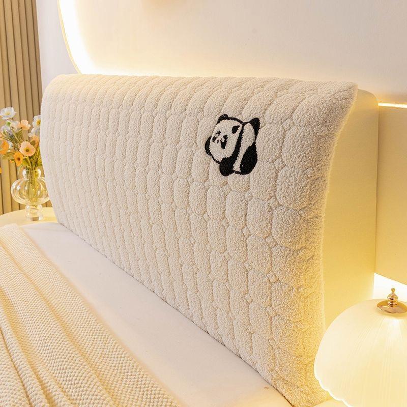 Teddy Velvet Full Cap Headboard Cover Elastic Dust Cover Universal Wooden Bedhead Backrest Cover Removable and Washable 120x65cm
Teddy Velvet Full Cap Headboard Cover Elastic Dust Cover Universal Wooden Bedhead Backrest Cover Removable and Washable 120x65cm