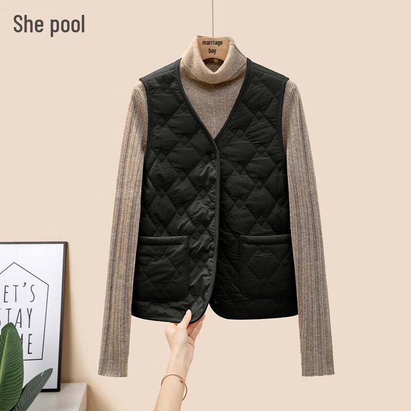 Women s Fashion V-Neck Quilted Vest L
Women s Fashion V-Neck Quilted Vest L