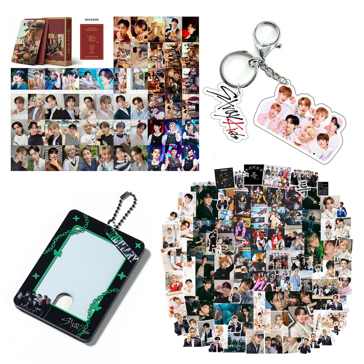 Stray Kids Lucky Bag Set 98 Pieces Cartoon Stickers Lomo Card Photo Keychain Card Holder Lucky Bag Popular Korean Goods Lucky Bag Goods Set Waterproof
Stray Kids Lucky Bag Set 98 Pieces Cartoon Stickers Lomo Card Photo Keychain Card Holder Lucky Bag Popular Korean Goods Lucky Bag Goods Set Waterproof