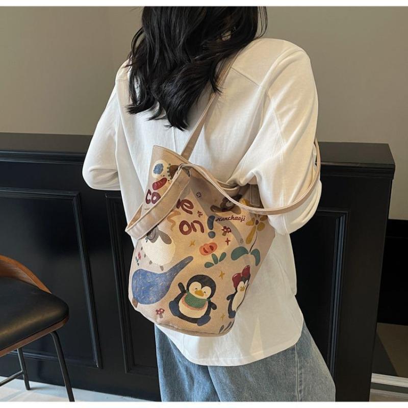 Perfect new cute puppy illustration casual versatile fashion commuting shoulder extended bucket canvas bag large capacity
Perfect new cute puppy illustration casual versatile fashion commuting shoulder extended bucket canvas bag large capacity
