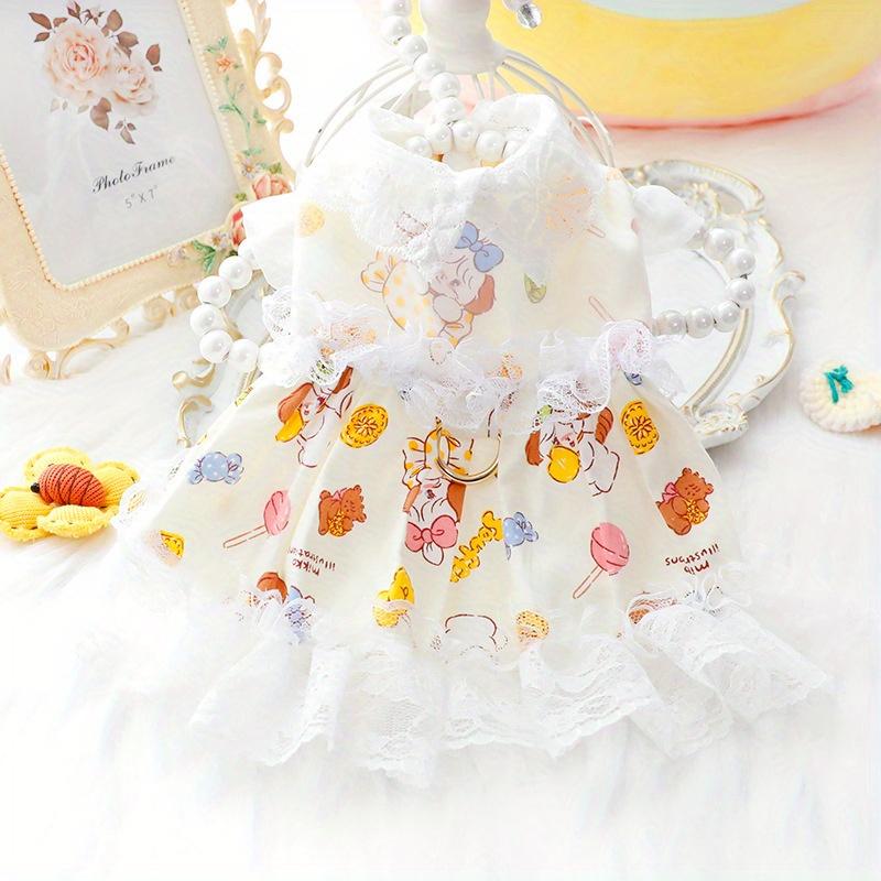 Puppy Clothes Pet Spring and Summer Small Dog Thin Lace Skirt Rainbow Soft Cute Skirt Milk Pudding XS жовтий
Puppy Clothes Pet Spring and Summer Small Dog Thin Lace Skirt Rainbow Soft Cute Skirt Milk Pudding XS жовтий