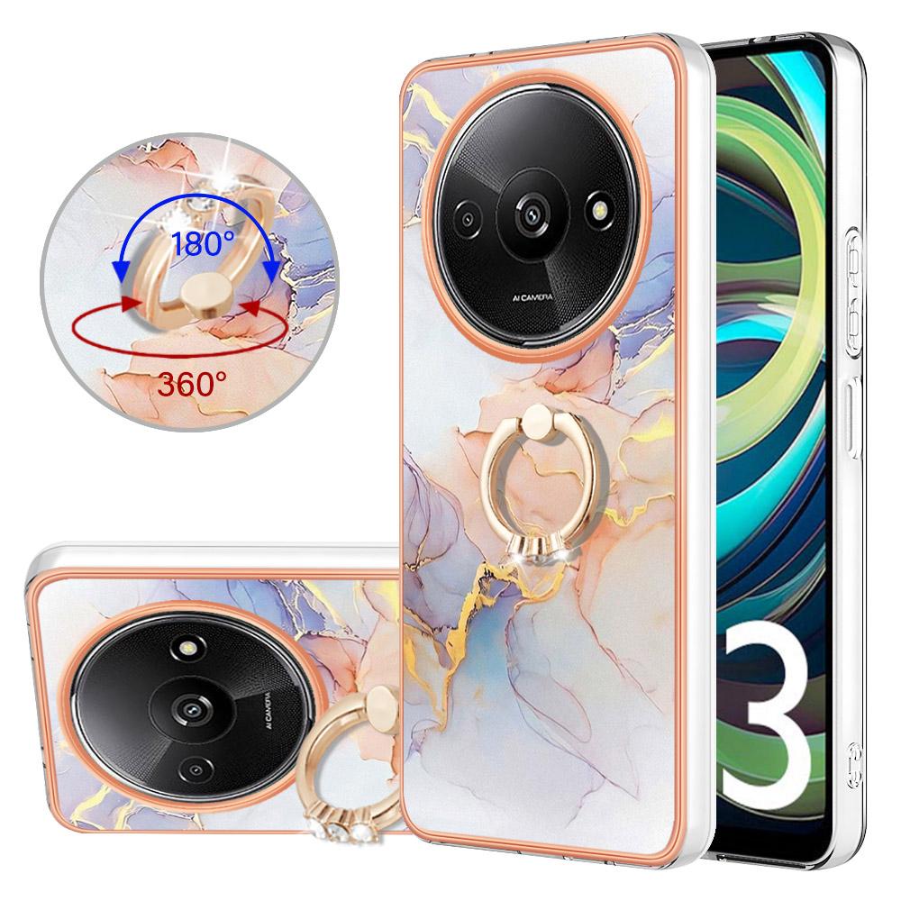 For Xiaomi Redmi A3/Poco C61 4G Case with Ring Kickstand IMD Marble Pattern TPU Back Cover B
For Xiaomi Redmi A3/Poco C61 4G Case with Ring Kickstand IMD Marble Pattern TPU Back Cover B