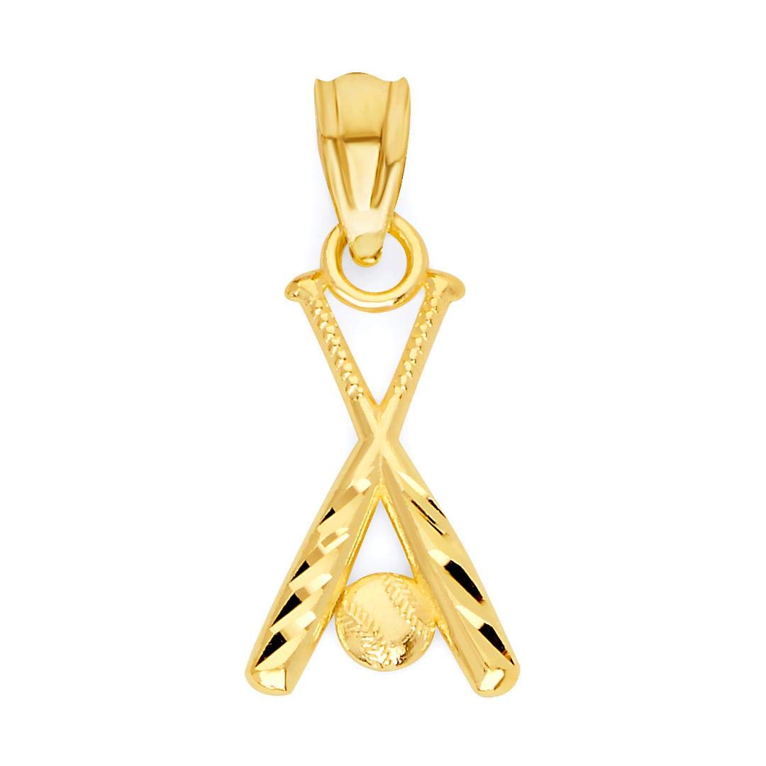 10K Solid Real Gold Elegant Baseball Bat and Ball Pendant, Jewelry Charm for Sports Fans, Softball Major and Minor League Sportswear, Tournament
10K Solid Real Gold Elegant Baseball Bat and Ball Pendant, Jewelry Charm for Sports Fans, Softball Major and Minor League Sportswear, Tournament