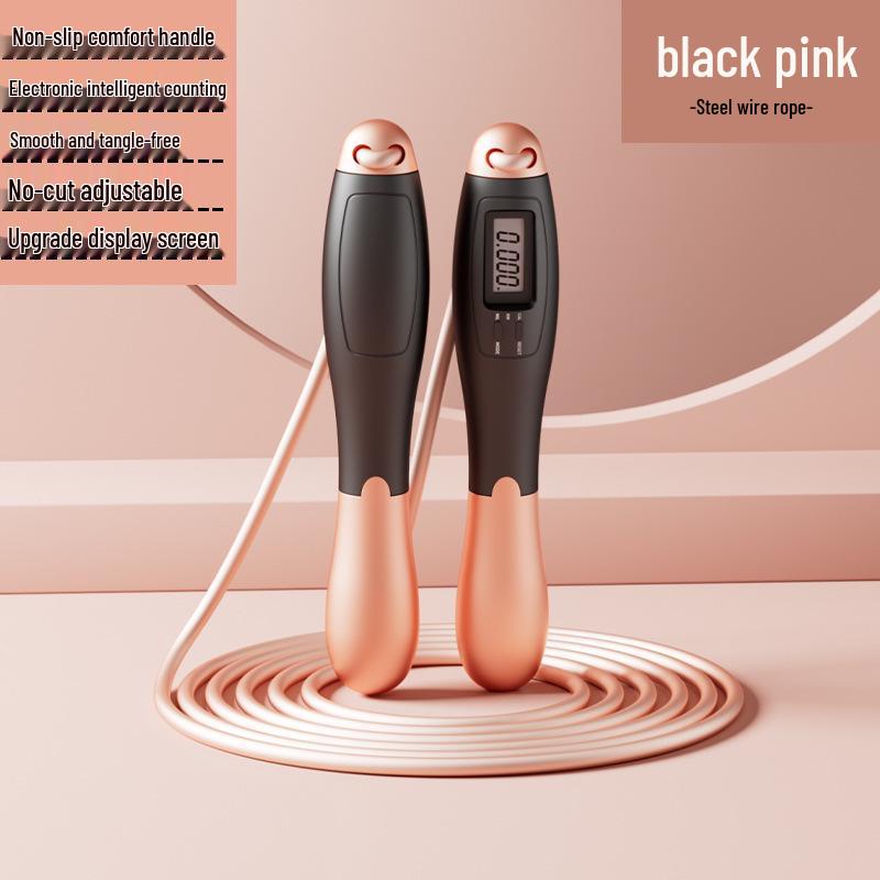 Cordless Weighted Steel Wire Counting Jump Rope for Adults - Dual-Use Smart Aerobic Exercise Tool
Cordless Weighted Steel Wire Counting Jump Rope for Adults - Dual-Use Smart Aerobic Exercise Tool