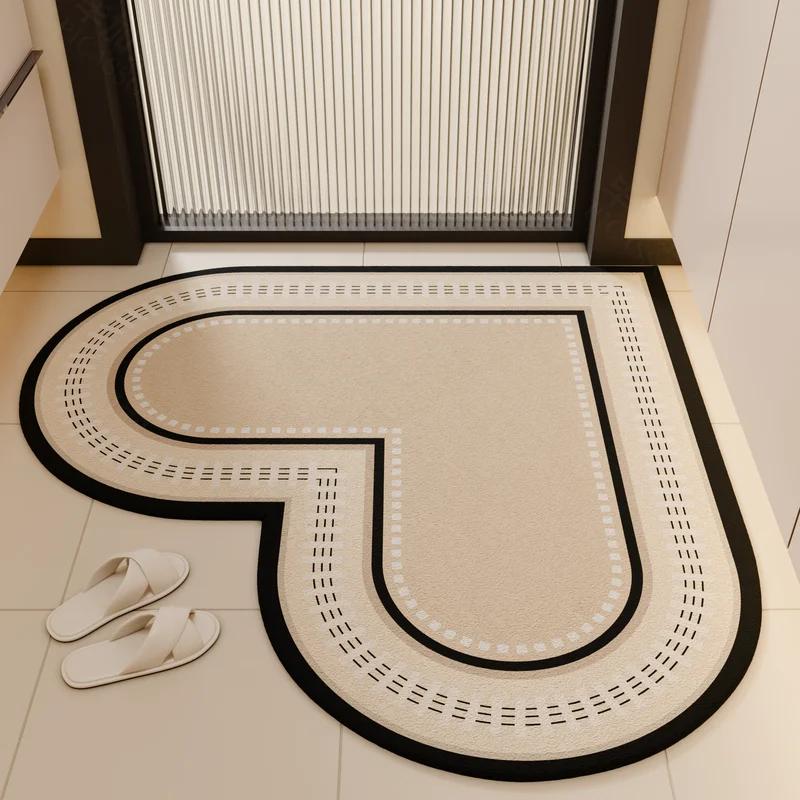 Heart-shaped bathroom floor mat, diatom mud absorbent mat, bathroom door entry foot mat, bathroom toilet non-slip carpet 40X60cm 15.7X23.6in
Heart-shaped bathroom floor mat, diatom mud absorbent mat, bathroom door entry foot mat, bathroom toilet non-slip carpet 40X60cm 15.7X23.6in