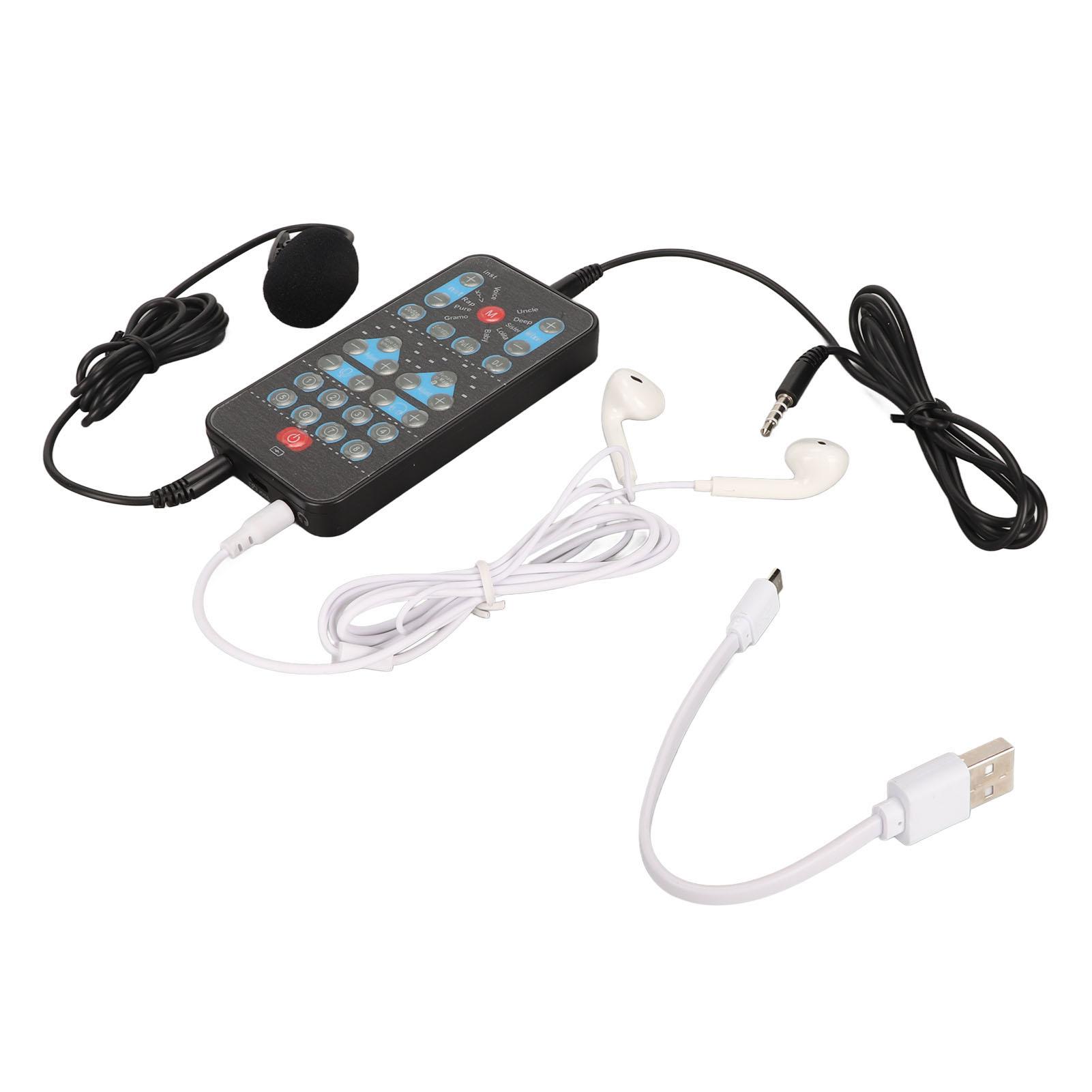 Handheld Voice Changer ABS Portable Multifunctional Sound Disguiser with 8 Sound Effects for Phone
Handheld Voice Changer ABS Portable Multifunctional Sound Disguiser with 8 Sound Effects for Phone