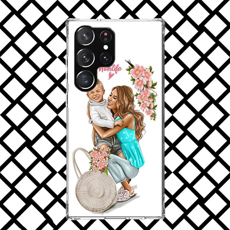 Mom Baby Girls Phone Case for Samsung Galaxy S26 S25 Edge S24 S23 Ultra S22 Plus S21 FE S20 + Soft Cover Print Fundas Galaxy S25 Samsung S21 Plus
Mom Baby Girls Phone Case for Samsung Galaxy S26 S25 Edge S24 S23 Ultra S22 Plus S21 FE S20 + Soft Cover Print Fundas Galaxy S25 Samsung S21 Plus