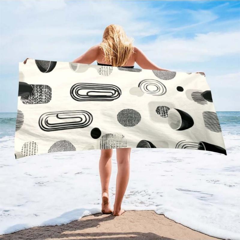 1pc Microfiber Beach Scarf Modern Abstract Design Oversized Lightweight Portable Travel Accessory for Versatile Use at Poolside W40*H60(CM)
1pc Microfiber Beach Scarf Modern Abstract Design Oversized Lightweight Portable Travel Accessory for Versatile Use at Poolside W40*H60(CM)