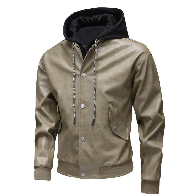 Мужские мотоциклетные куртки из искусственной кожи, куртка-бомбер с капюшоном, винтажные пальто, верхняя одежда с капюшоном, легкая мотоциклетная куртка из ПУ кожи для мужчин XXXXL
Мужские мотоциклетные куртки из искусственной кожи, куртка-бомбер с капюшоном, винтажные пальто, верхняя одежда с капюшоном, легкая мотоциклетная куртка из ПУ кожи для мужчин XXXXL