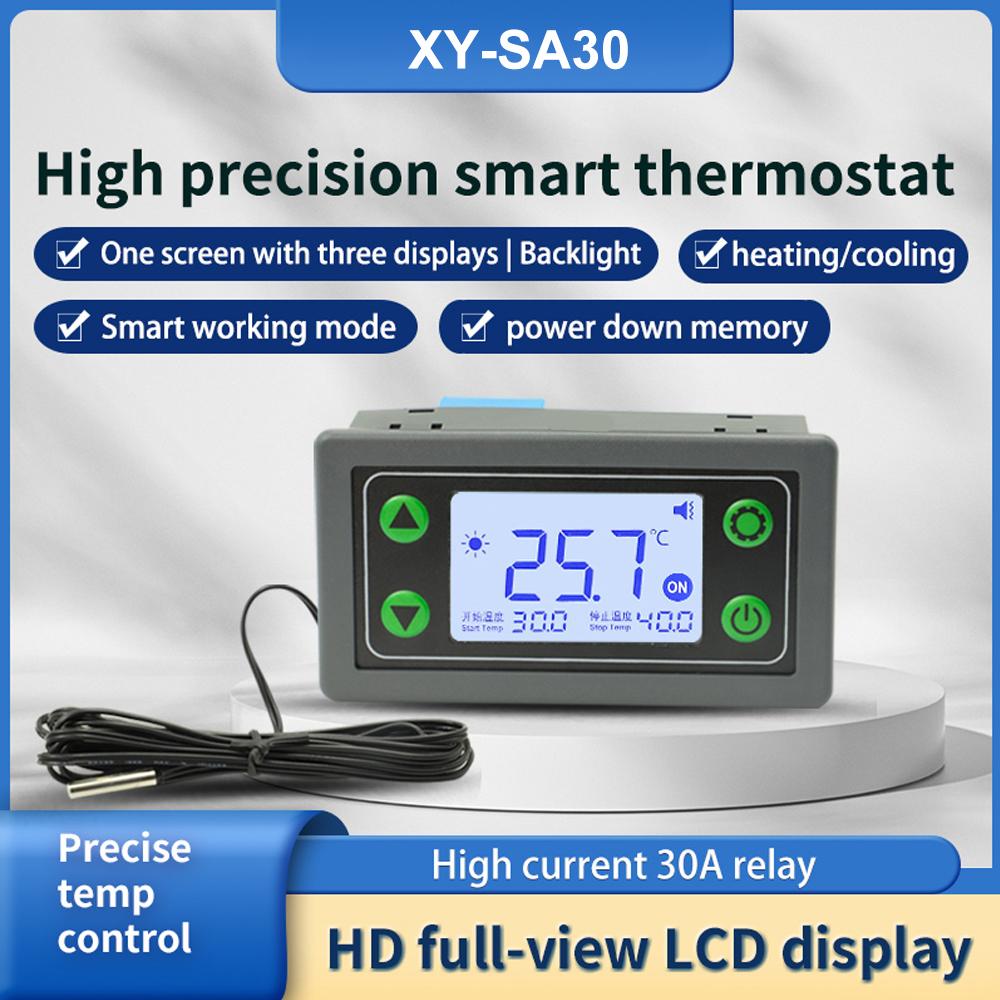 ST30 SA30 LED Digital Thermostat for Incubator WIFI Remote Temperature Controller Thermoregulator Relay Heating Cooling AC 110V
ST30 SA30 LED Digital Thermostat for Incubator WIFI Remote Temperature Controller Thermoregulator Relay Heating Cooling AC 110V