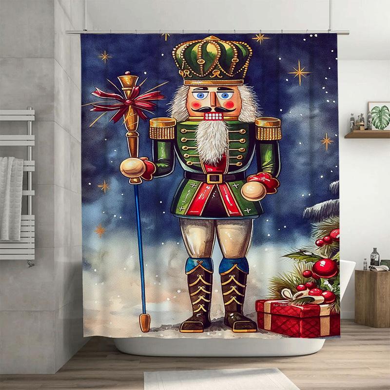 Tuniu Charming Christmas Bathroom Decor Shower Curtain Festive Holiday Forest Scene Fun Design W60H190(CM)-1 Pcs
Tuniu Charming Christmas Bathroom Decor Shower Curtain Festive Holiday Forest Scene Fun Design W60H190(CM)-1 Pcs