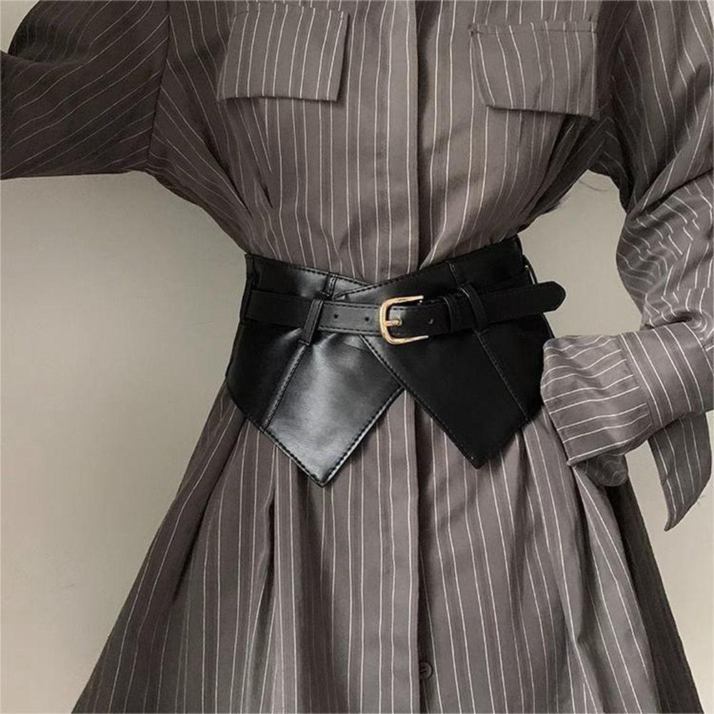 Корсет из искусственной кожи с широким поясом, однотонный, элегантный, эластичный, с поясом-кушаком
Корсет из искусственной кожи с широким поясом, однотонный, элегантный, эластичный, с поясом-кушаком