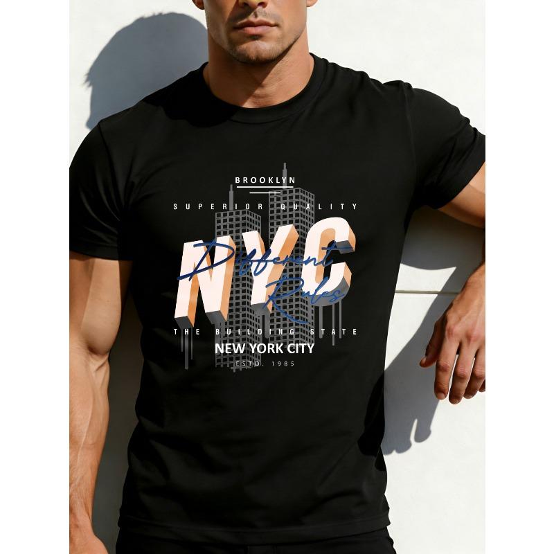 European sizes Casual Urban Style Men s T-Shirt New York City Graphic Design Summer Wear Gift for Him S чёрный
European sizes Casual Urban Style Men s T-Shirt New York City Graphic Design Summer Wear Gift for Him S чёрный