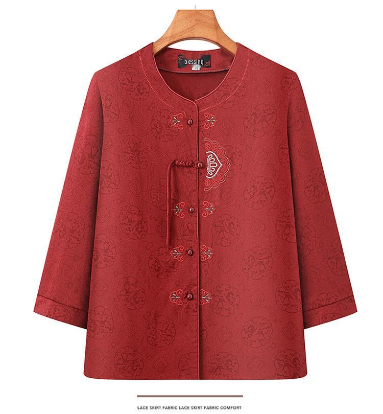 Plus Size Retro Embroidered Seven-Sleeve Summer Shirt for Women 4XL (133-144 lbs) червоний
Plus Size Retro Embroidered Seven-Sleeve Summer Shirt for Women 4XL (133-144 lbs) червоний