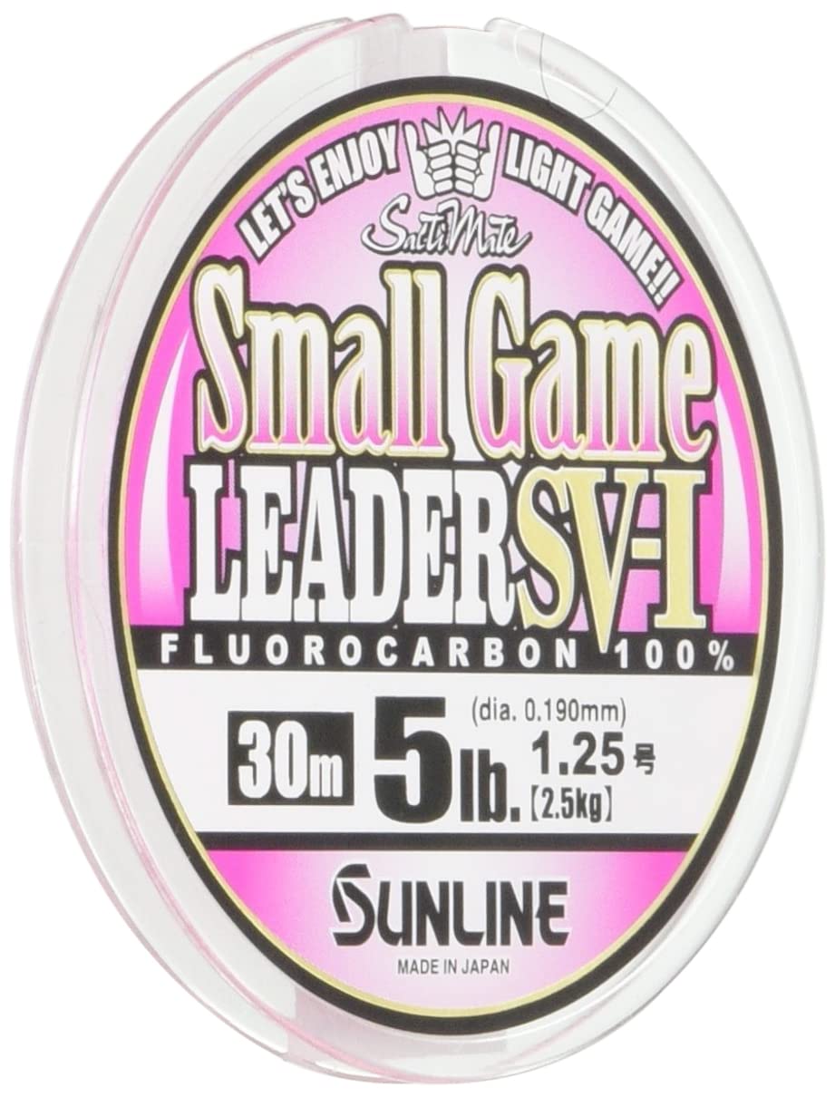 SUNLINE Leader Salt Mate Small Game Leader Fluorocarbon 30m 5lb Magical Pink SV-I No. 1.25 (2.5kg)
SUNLINE Leader Salt Mate Small Game Leader Fluorocarbon 30m 5lb Magical Pink SV-I No. 1.25 (2.5kg)