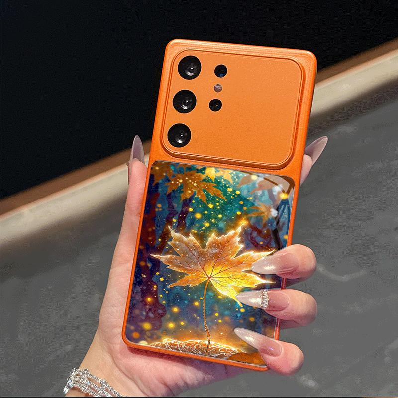Aesthetic Autumn Maple Leaves Pattern Orange Glass Phone Case for Samsung Galaxy S25 Ultra S24 S23 Plus S22 S21 S20 FE 5G Cover Galaxy S23+
Aesthetic Autumn Maple Leaves Pattern Orange Glass Phone Case for Samsung Galaxy S25 Ultra S24 S23 Plus S22 S21 S20 FE 5G Cover Galaxy S23+
