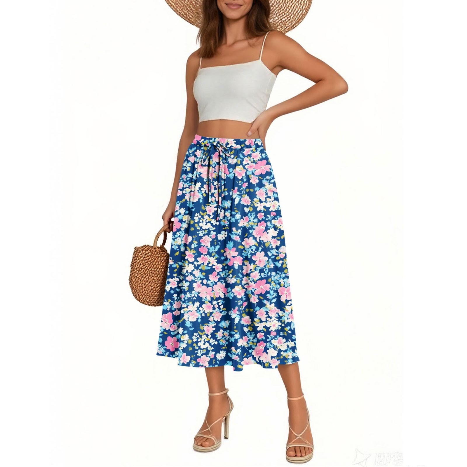 Женская юбка Богемная юбка С цветочным принтом Повседневная Темпераментная Юбка с карманами XXL синий
Женская юбка Богемная юбка С цветочным принтом Повседневная Темпераментная Юбка с карманами XXL синий