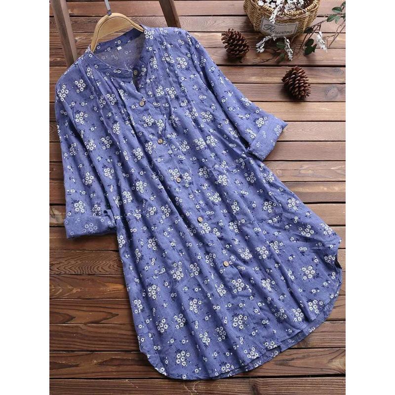 Women s Plus-size Shirt White Long Flower Decorated Lapel Button Up Top for Travel Wear 5XL синій
Women s Plus-size Shirt White Long Flower Decorated Lapel Button Up Top for Travel Wear 5XL синій