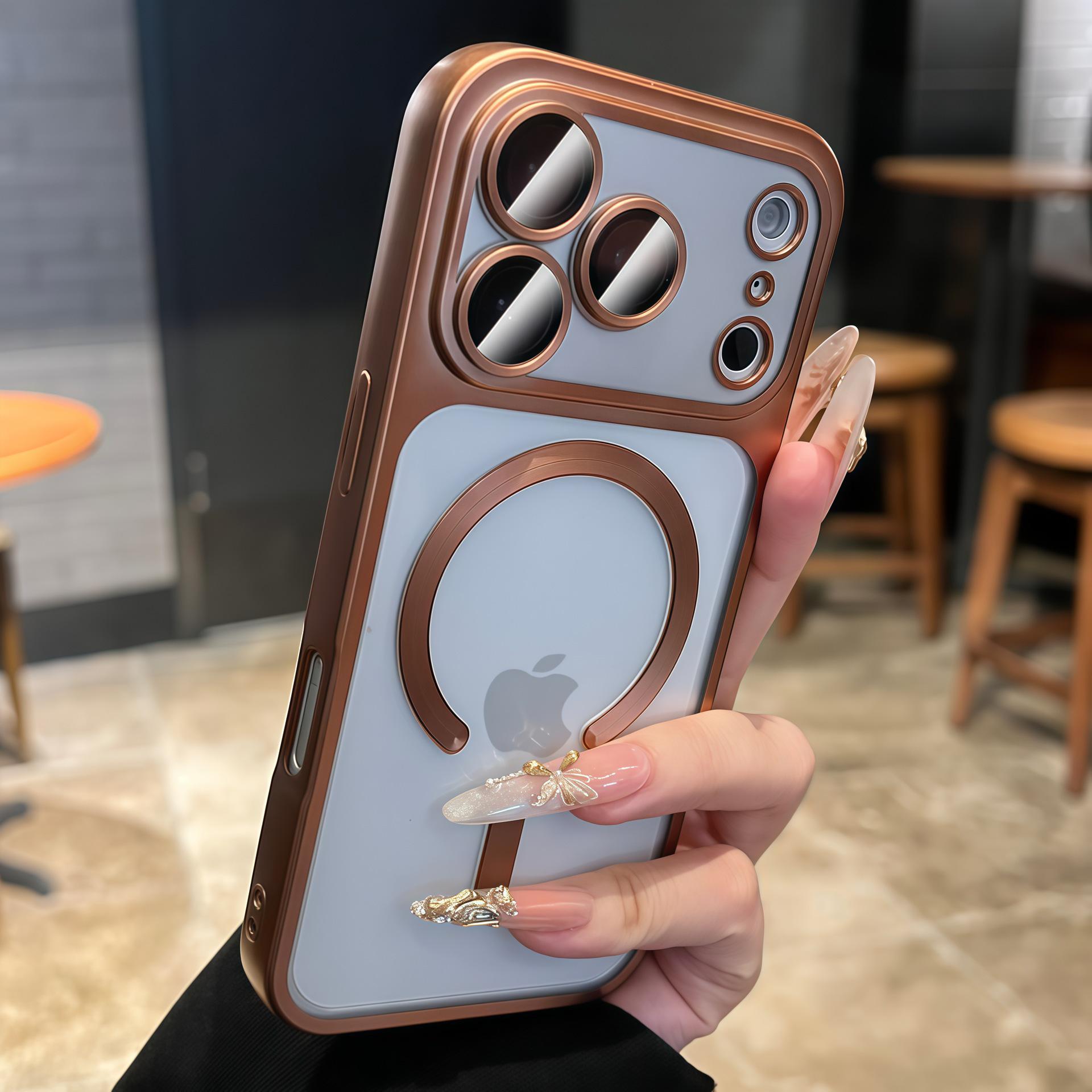 Compatible with Apple 17ProMax Frosted Magnetic Soft Lens Film iPhone16 Case Anti-drop Protection iPhone 14
Compatible with Apple 17ProMax Frosted Magnetic Soft Lens Film iPhone16 Case Anti-drop Protection iPhone 14