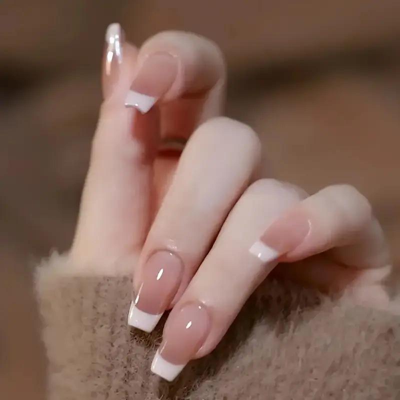 Long White French Minimalist Style Wearable Nails - 24 Removable Pieces No Accessories Version
Long White French Minimalist Style Wearable Nails - 24 Removable Pieces No Accessories Version