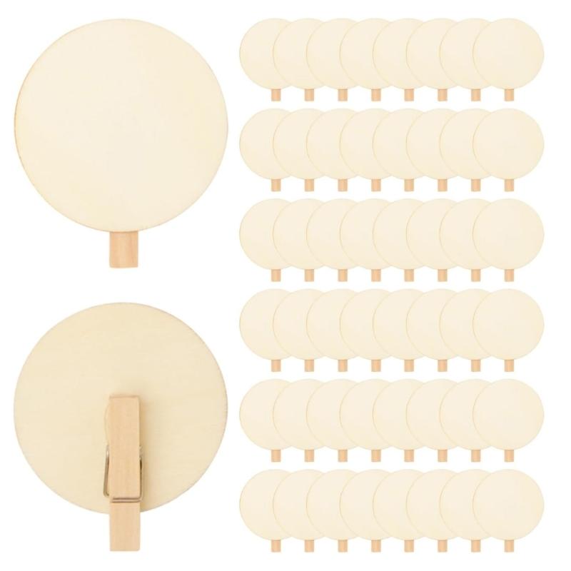 50Pcs Wood Clip With Round Discs Unfinished Wood Clamps For Kid Adult Craft Drawing Photos Postcard Home Decoration 1
50Pcs Wood Clip With Round Discs Unfinished Wood Clamps For Kid Adult Craft Drawing Photos Postcard Home Decoration 1
