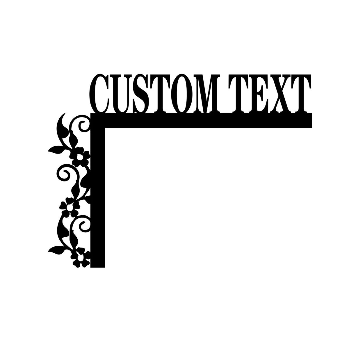 Metal Wall Sign Custom Personalized Corner Decoration Bathroom Door Topper Home Entrance Plaque
Metal Wall Sign Custom Personalized Corner Decoration Bathroom Door Topper Home Entrance Plaque