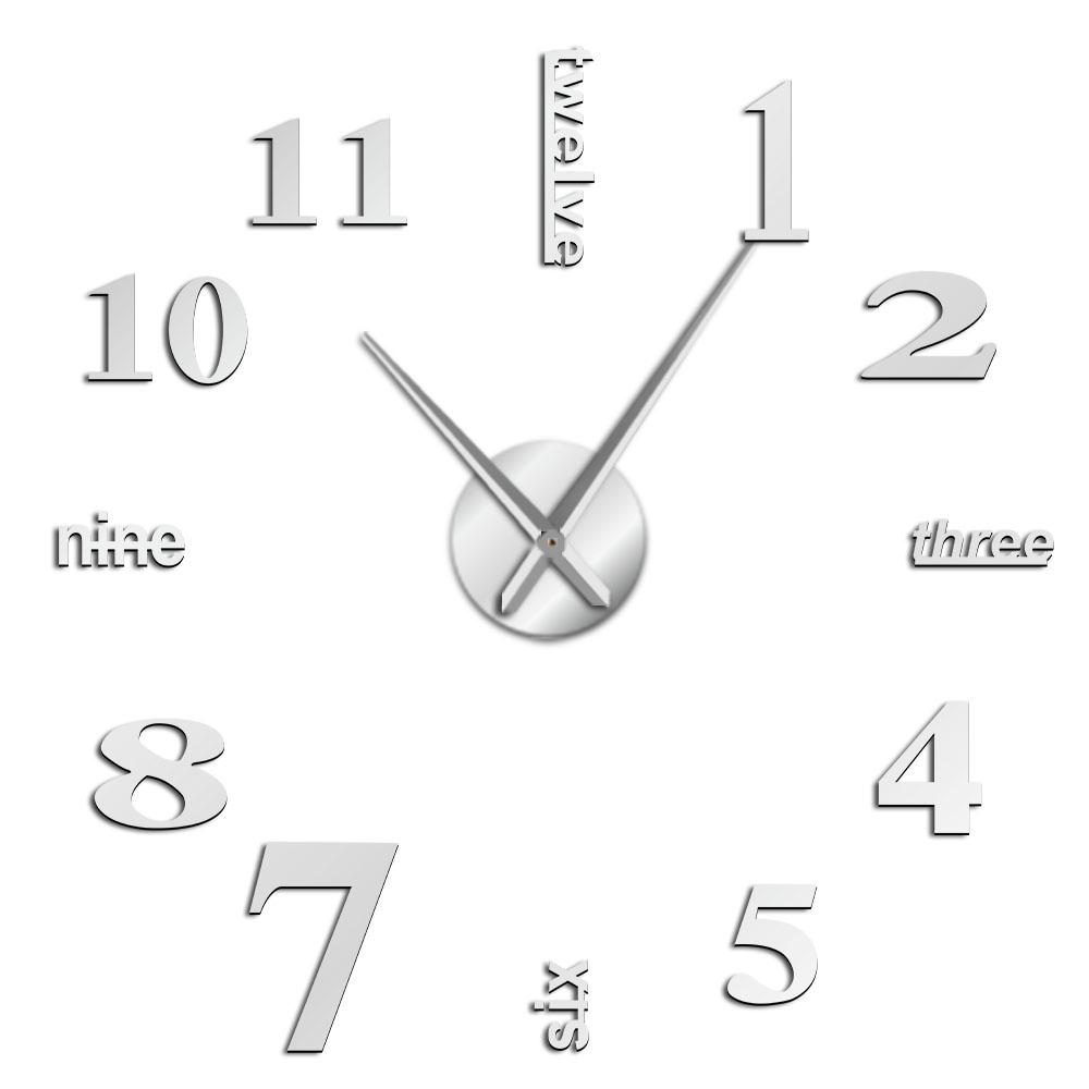 Modern DIY Mute Large Wall Clock Home Decor Office 3D Mirror Surface Wall Sticker Clocks Giant Frameless Decorative Clock Watch (Silver,27 Inch) серебряный
Modern DIY Mute Large Wall Clock Home Decor Office 3D Mirror Surface Wall Sticker Clocks Giant Frameless Decorative Clock Watch (Silver,27 Inch) серебряный