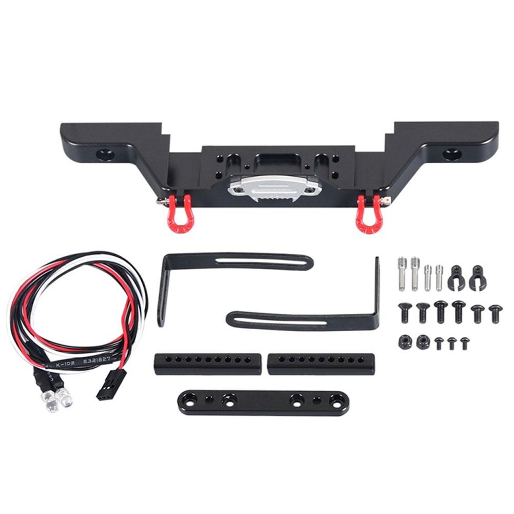 110 Front Bumper AntiCollision Metal RC Accessories with LED Light for SCX10 Traxxas TRX4 Defender
110 Front Bumper AntiCollision Metal RC Accessories with LED Light for SCX10 Traxxas TRX4 Defender