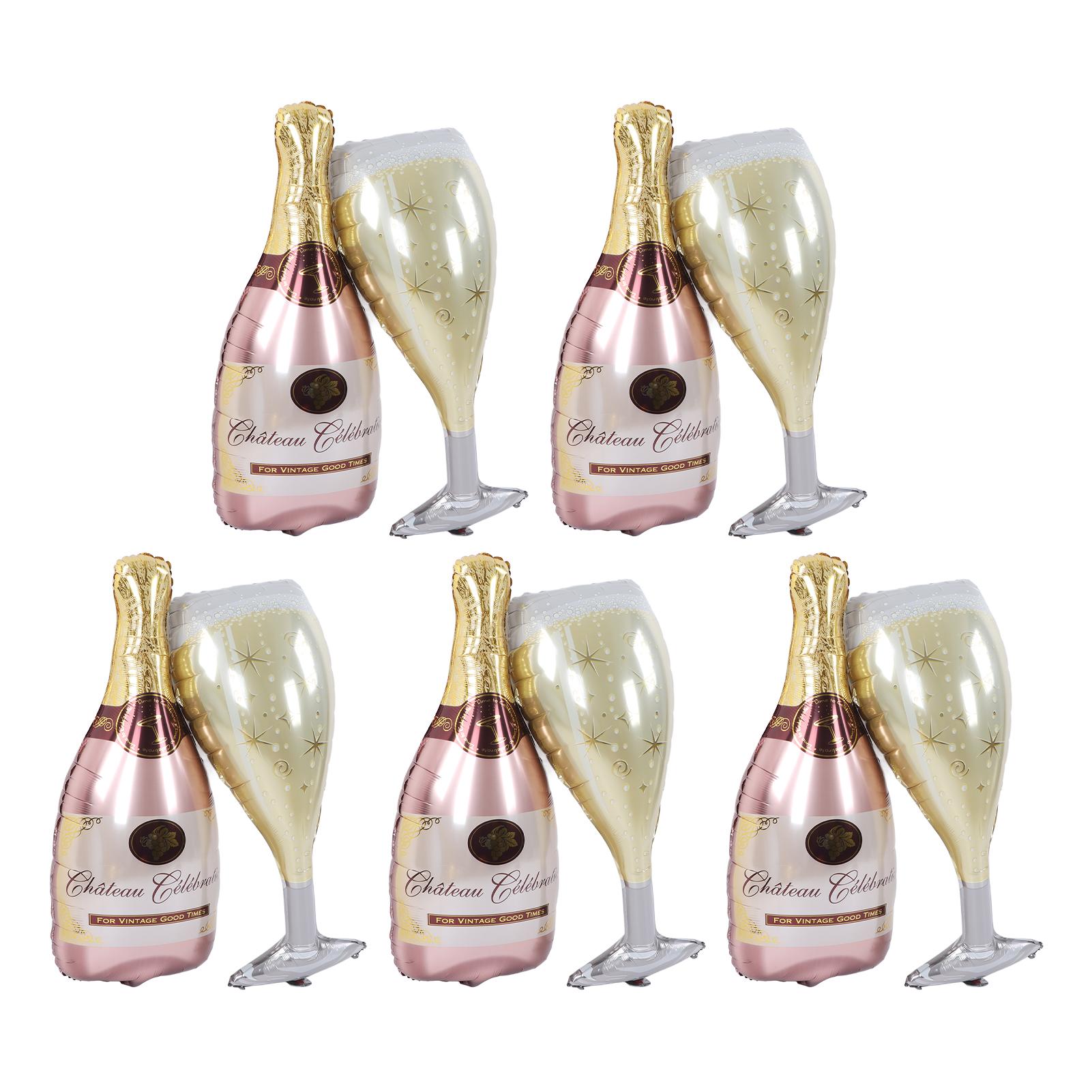 5 комплектов воздушных шаров в виде шампанского, розового золота, пивной бутылки, бокала для вина, многоразовые украшения для вечеринок
5 комплектов воздушных шаров в виде шампанского, розового золота, пивной бутылки, бокала для вина, многоразовые украшения для вечеринок