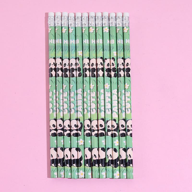 Dopamine Cute Panda Cartoon Pencil Set - 20 HB Pencils with Erasers, Ideal for Students and School Supplies Single Cute Panda Cartoon Pencil
Dopamine Cute Panda Cartoon Pencil Set - 20 HB Pencils with Erasers, Ideal for Students and School Supplies Single Cute Panda Cartoon Pencil