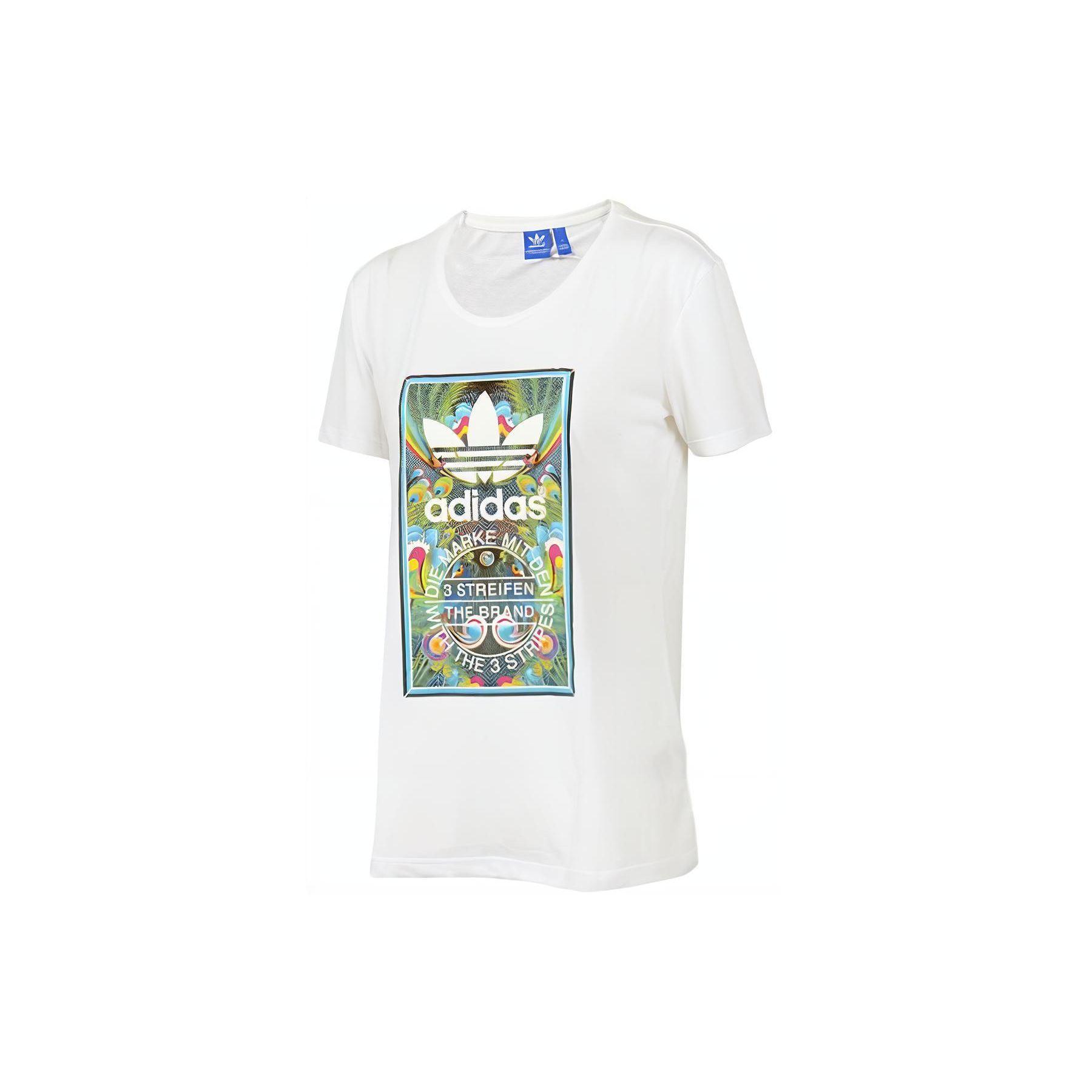 Adidas Originals Round Neck Pullover Casual Short Sleeve T-Shirt Women T-Shirts White AJ8945 M
Adidas Originals Round Neck Pullover Casual Short Sleeve T-Shirt Women T-Shirts White AJ8945 M
