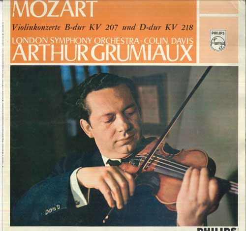 LP Record ARTHUR GRUMIAUX, LONDON SYMPHONY OR - Violinkonzerte B-dur Kv 207 Und D-d A02253L PHILIPS Holland Classical Used
LP Record ARTHUR GRUMIAUX, LONDON SYMPHONY OR - Violinkonzerte B-dur Kv 207 Und D-d A02253L PHILIPS Holland Classical Used