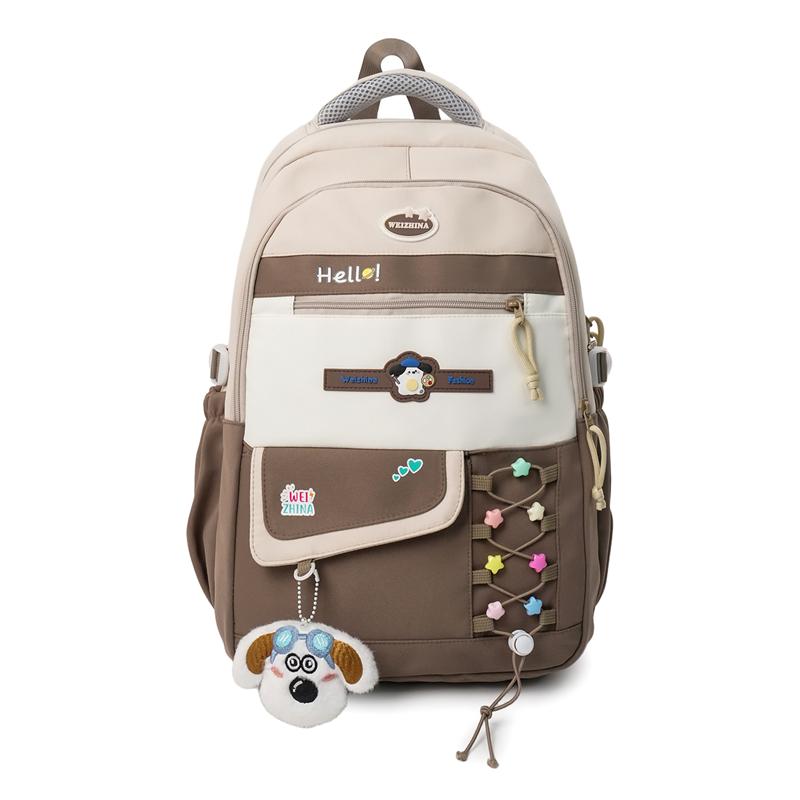 Contrast Color Backpack College Style High School Students Large Capacity Backpack Women s Backpack хакі
Contrast Color Backpack College Style High School Students Large Capacity Backpack Women s Backpack хакі