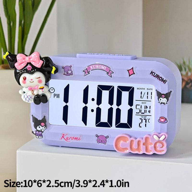 Kawaii Hello Kitty Alarm Clock Cute Desk School Student Digtal Birthday Gifts Desktop Accessiories LED Kid Friendly Entertaining Fun Play Safe As show
Kawaii Hello Kitty Alarm Clock Cute Desk School Student Digtal Birthday Gifts Desktop Accessiories LED Kid Friendly Entertaining Fun Play Safe As show