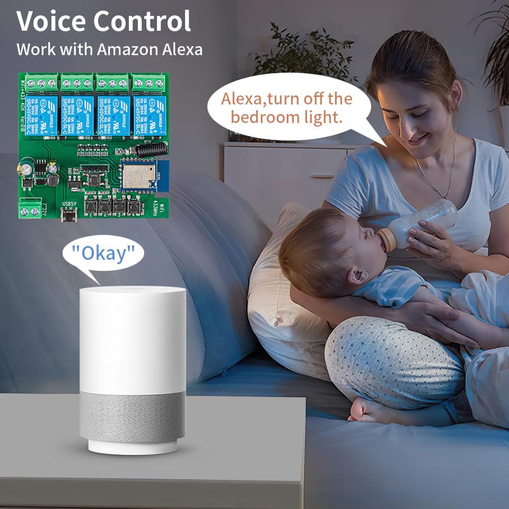 Tuya Wifi RF Home Electrical Appliance 5V 12 V Breaker On Off Controller Module Pointing Self locking Cellphone APP різнокольоровий
Tuya Wifi RF Home Electrical Appliance 5V 12 V Breaker On Off Controller Module Pointing Self locking Cellphone APP різнокольоровий