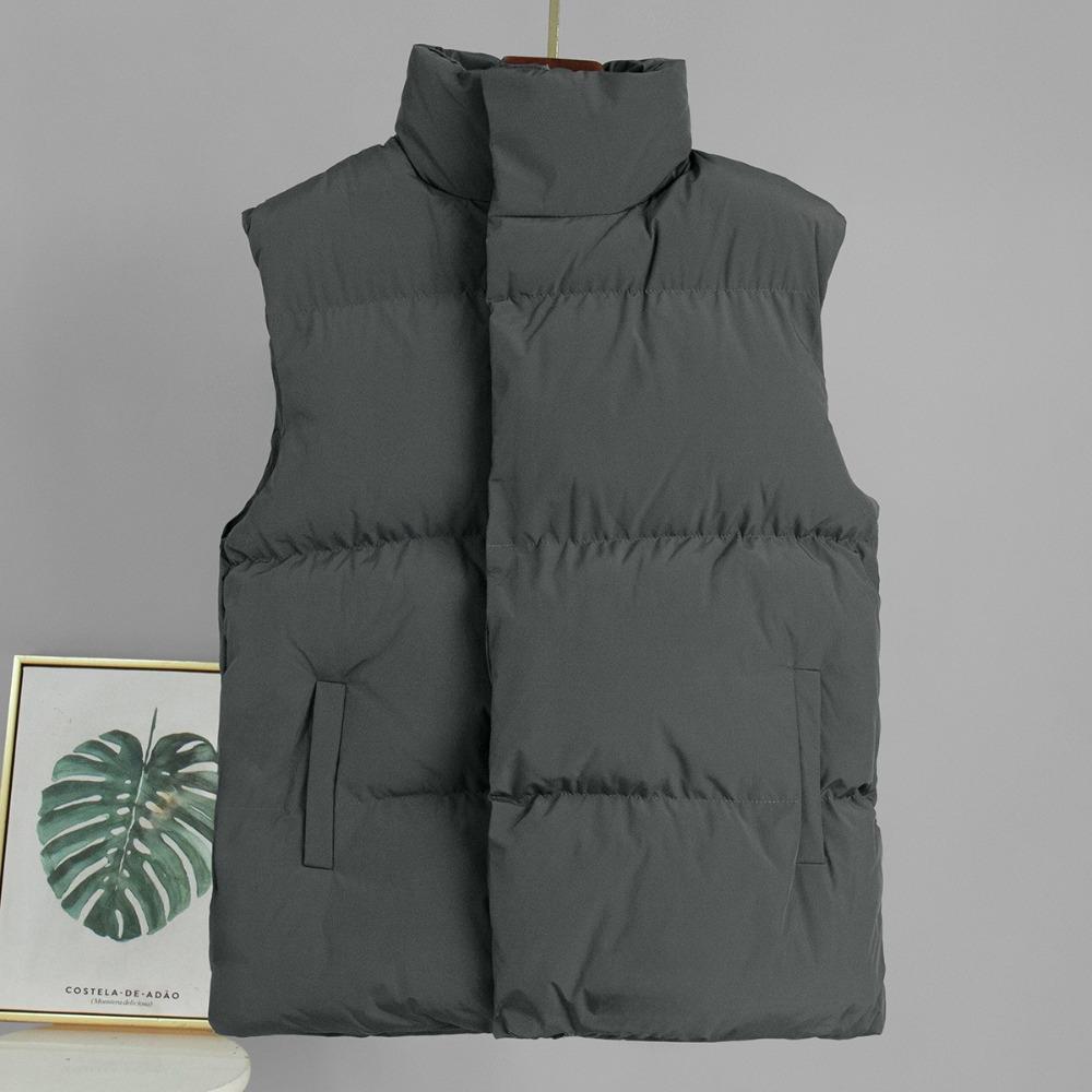 Осенне-зимняя хлопковая куртка-жилет для женщин, утолщенная, теплая, свободная, повседневная, жилет, парка, куртка, без рукавов, хлопковая одежда, парки L темно-серого
Осенне-зимняя хлопковая куртка-жилет для женщин, утолщенная, теплая, свободная, повседневная, жилет, парка, куртка, без рукавов, хлопковая одежда, парки L темно-серого