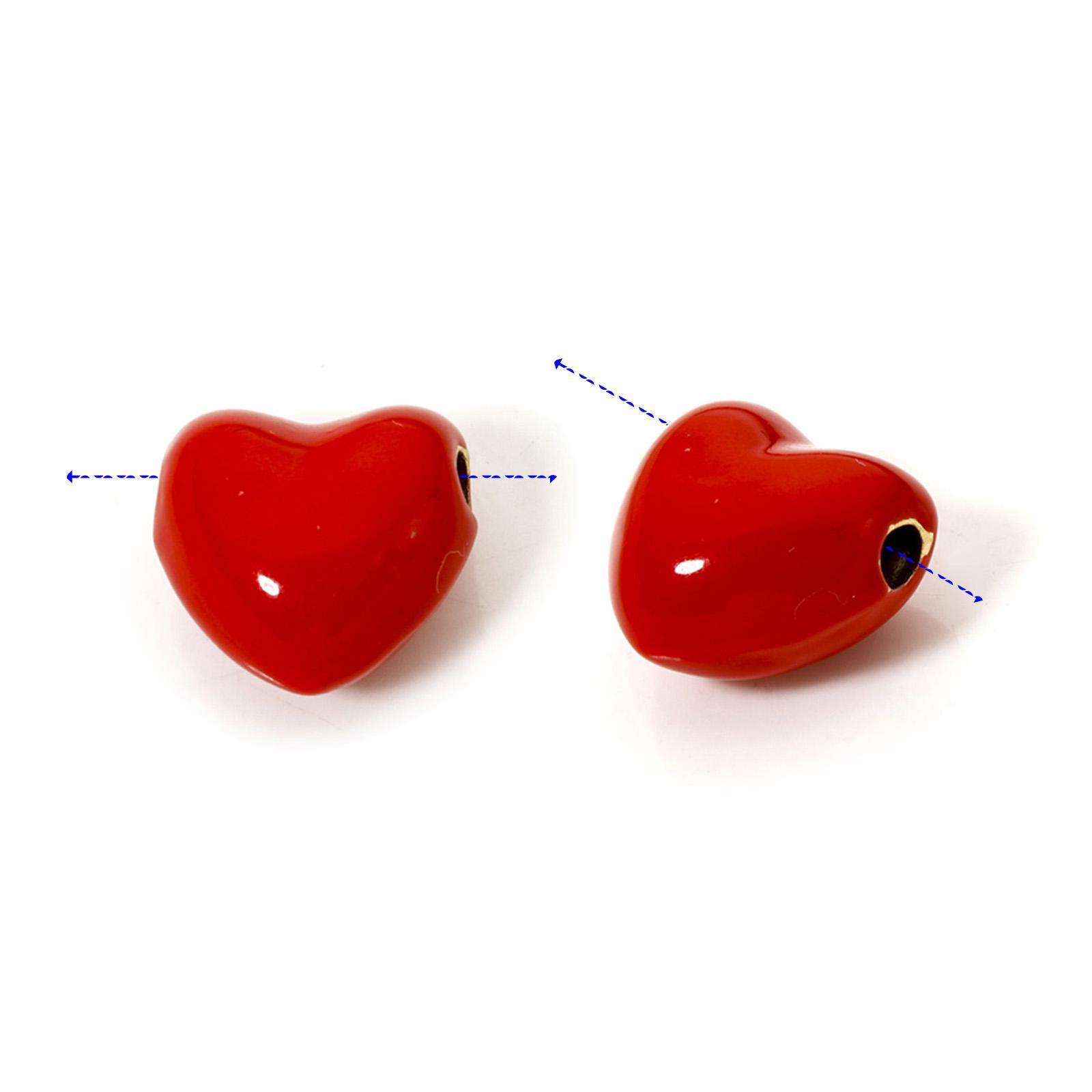 1/2 Piece Brass Valentine s Day Charms 18K Real Gold Plated Red Heart Enamel Pendants For DIY Necklace Earrings Bracelets Making
1/2 Piece Brass Valentine s Day Charms 18K Real Gold Plated Red Heart Enamel Pendants For DIY Necklace Earrings Bracelets Making