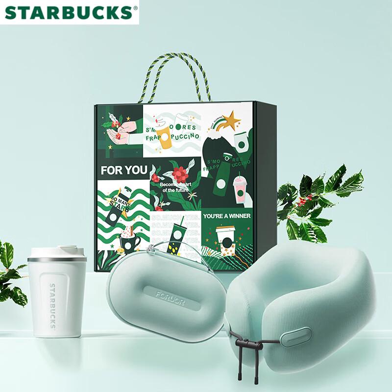 Starbucks Classic Tumbler and Travel Neck Pillow Set
Starbucks Classic Tumbler and Travel Neck Pillow Set