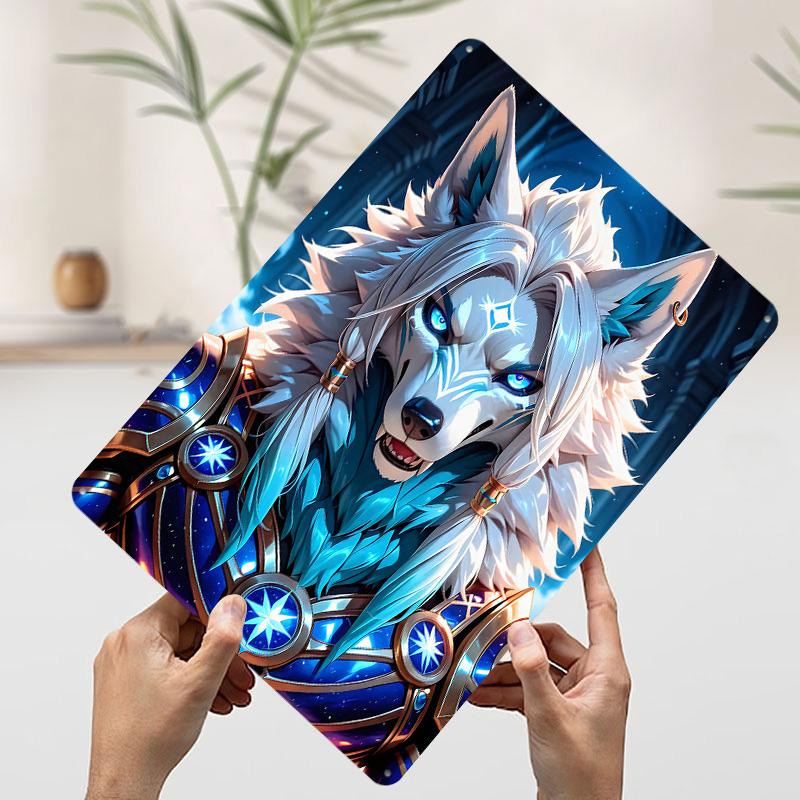 Fantasy Wolf Warrior Portrait Printed Poster Customized Wall Art Retro Vintage Metal Tin Signs for Bedroom Decoration Room Decor 7.9x11.8In(20x30cm)
Fantasy Wolf Warrior Portrait Printed Poster Customized Wall Art Retro Vintage Metal Tin Signs for Bedroom Decoration Room Decor 7.9x11.8In(20x30cm)
