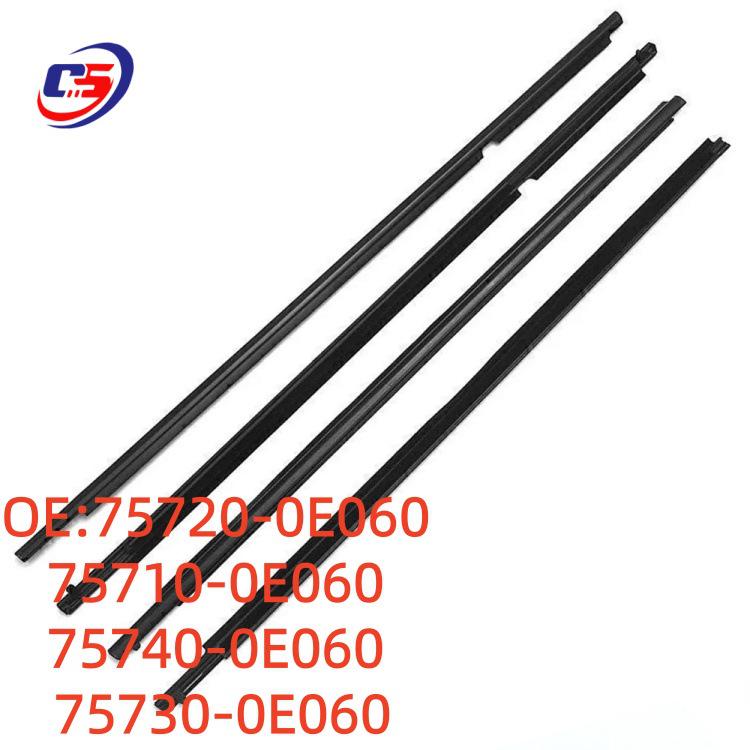 Уплотнитель дверного стекла 75710-0E060 для Toyota Highlander 2012-2014 75720-0E060 75710-0E060 75740-0E060 75730-0E060
Уплотнитель дверного стекла 75710-0E060 для Toyota Highlander 2012-2014 75720-0E060 75710-0E060 75740-0E060 75730-0E060