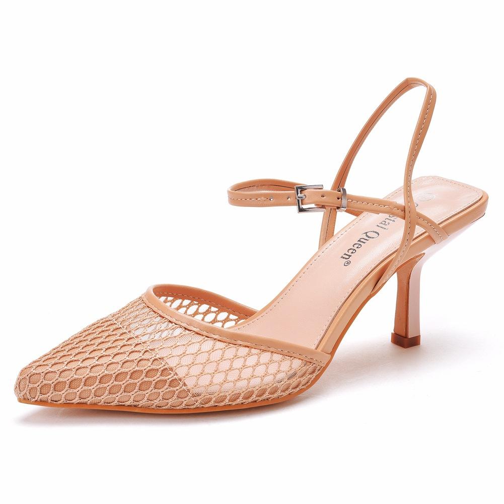 Women Pumps Sexy Wedding Prom Sandals Mature Buckle Strap Air Mesh 7CM Thin Heels Office Work Japanese Style Women Shoes White 42 абрикосовий
Women Pumps Sexy Wedding Prom Sandals Mature Buckle Strap Air Mesh 7CM Thin Heels Office Work Japanese Style Women Shoes White 42 абрикосовий