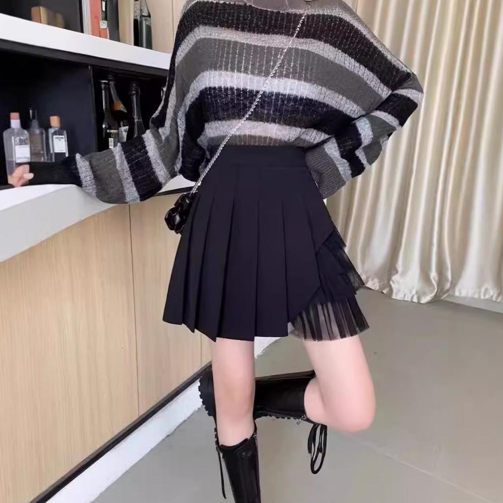 Plus Size MM Pleated A-Line Skirt - High Waist, Spring Patchwork Mesh Design for Women Medium
Plus Size MM Pleated A-Line Skirt - High Waist, Spring Patchwork Mesh Design for Women Medium