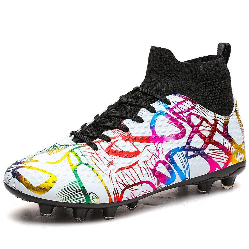 World Cup Messi C Luo leather football shoes boys and girls students AG long nails TF broken nails competition training shoes 35
World Cup Messi C Luo leather football shoes boys and girls students AG long nails TF broken nails competition training shoes 35
