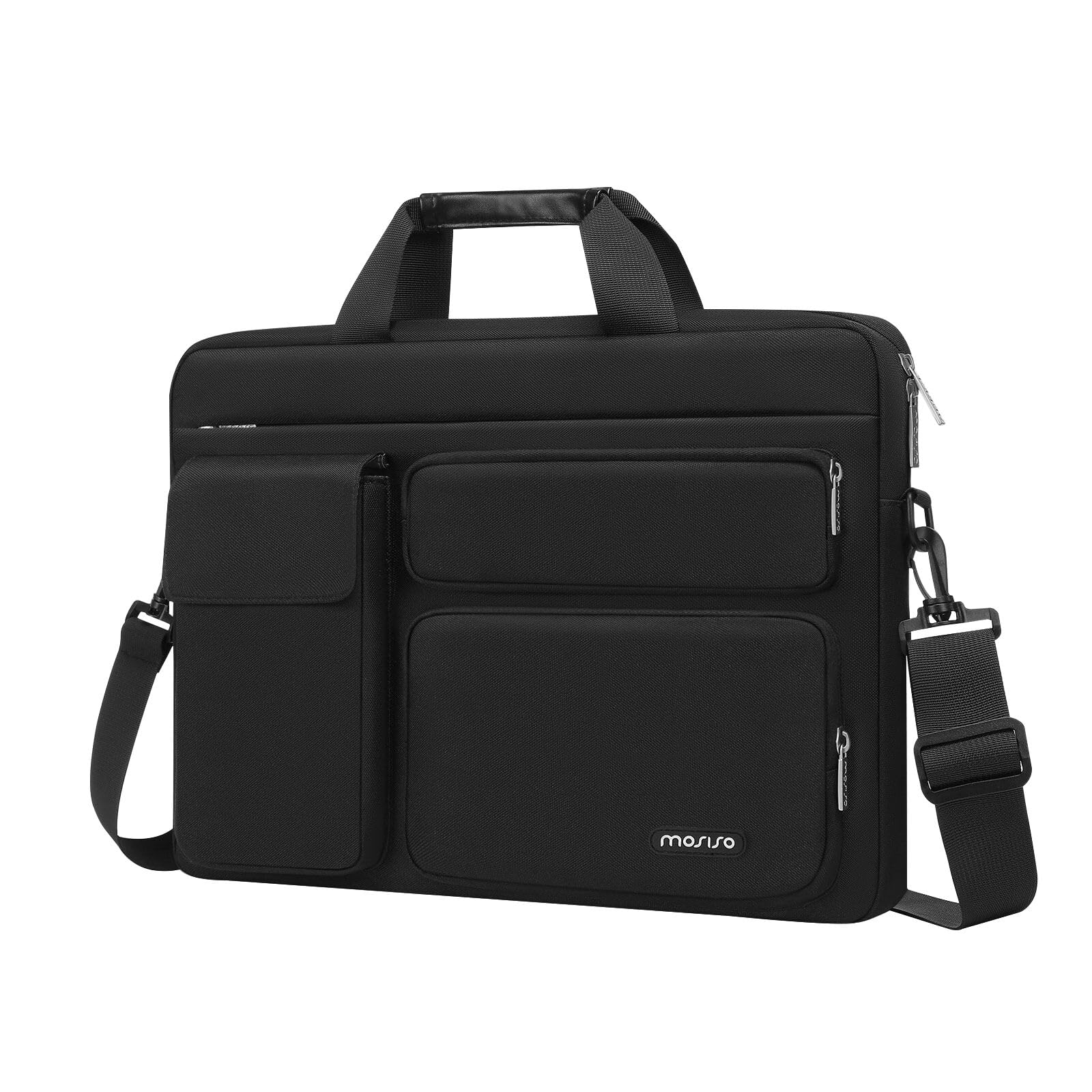 Сумка для ноутбука через плече Сумісний із MacBook Pro 16 дюймів M4 M3 M2 дюймів Ноутбук 2 підняті кишені 1 кишеня з клапаном 1 горизонтальна кишеня для кріплення чорний
Сумка для ноутбука через плече Сумісний із MacBook Pro 16 дюймів M4 M3 M2 дюймів Ноутбук 2 підняті кишені 1 кишеня з клапаном 1 горизонтальна кишеня для кріплення чорний